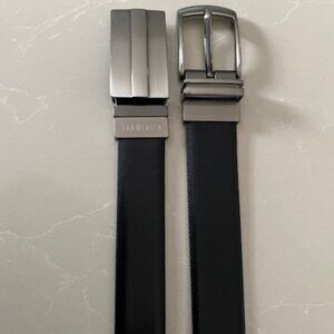 2 Men's REVERSIBLE Leather Belts / 1 Van Heusen 1 Other